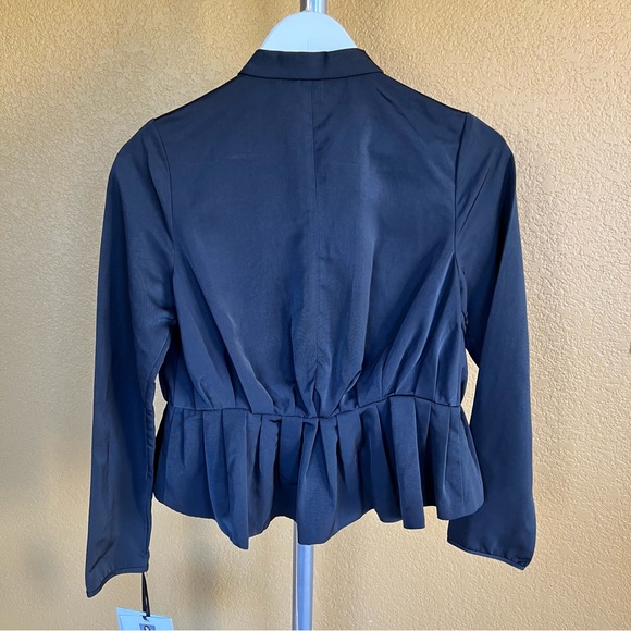 NWT Victoria Beckham Target Black Peplum Jacket - Picture 5 of 10